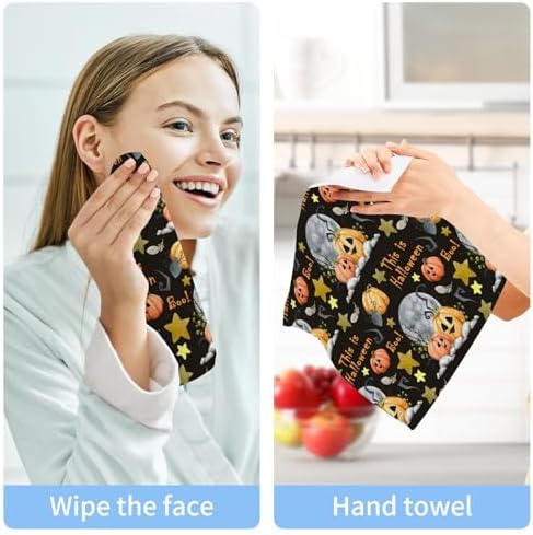 Halloween pumpkin washcloths Perfect Bath Gym Essentials