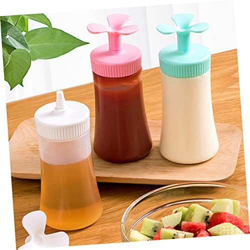 Cabilock Condiment Squeeze Bottles with Lids