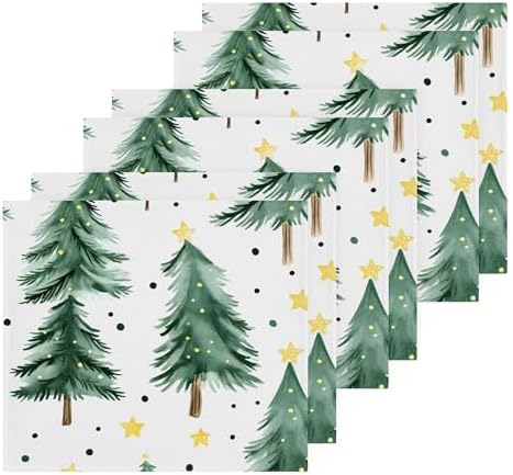 Xigua Christmas Tree Washcloth Set - Fast Drying Multi-Purpose Towels