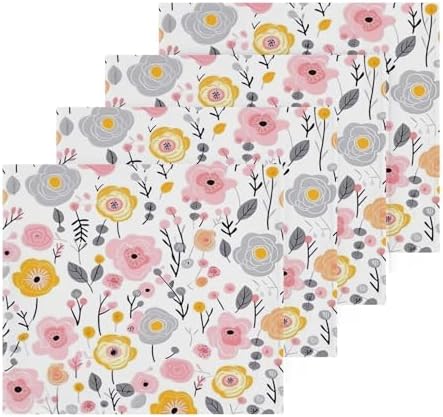 Wildflower Washcloth Set for Babies and Kids 2Pack