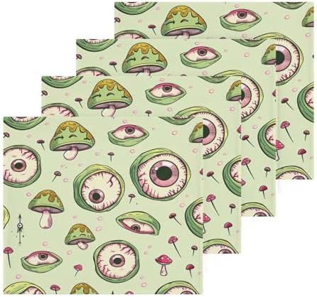 Yettasan Evil Eye Washcloths 2 Pack Soft Absorbent Bath Towels