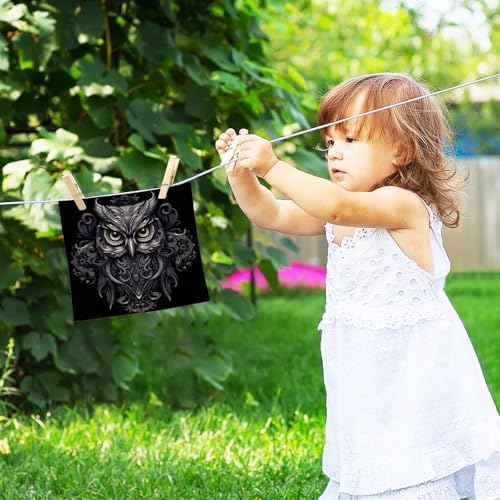 Perfect Owl Washcloth Set Reusable Soft Baby Towels