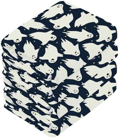 Scare-CUTE Halloween Ghost Washcloth 2-Pack