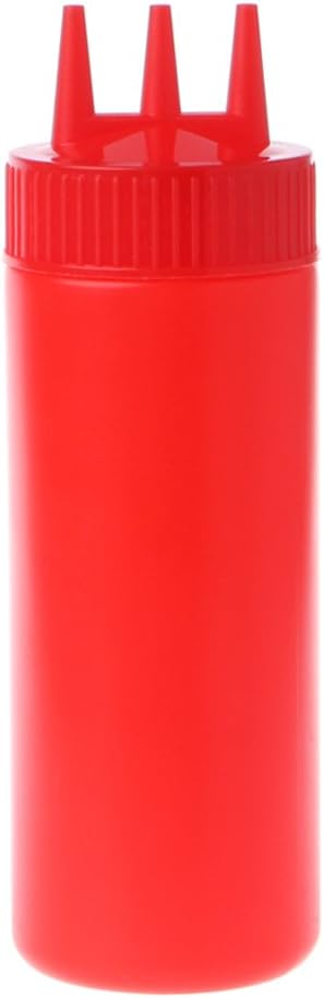3 Hole Squeeze Bottle Condiment Dispenser