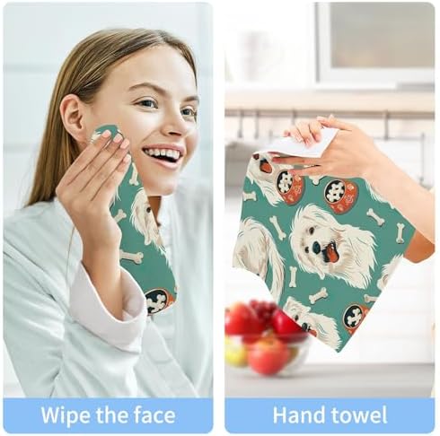 Xigua Super ABSORBENT Cute Dogs Bath Face Cloths