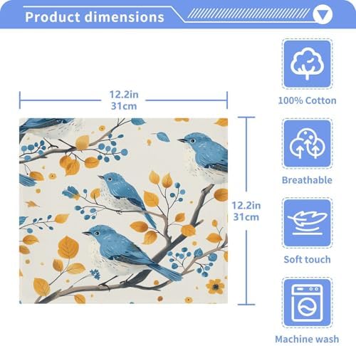 Sleek Soft Birds Twig Washcloth 2 Pack