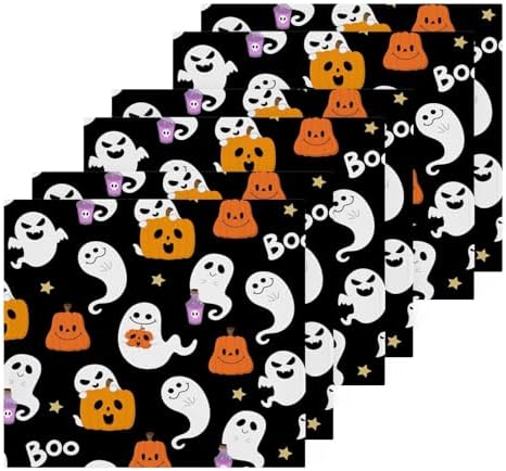 Halloween Ghost Washcloths 2 Pack Soft Absorbent Towels