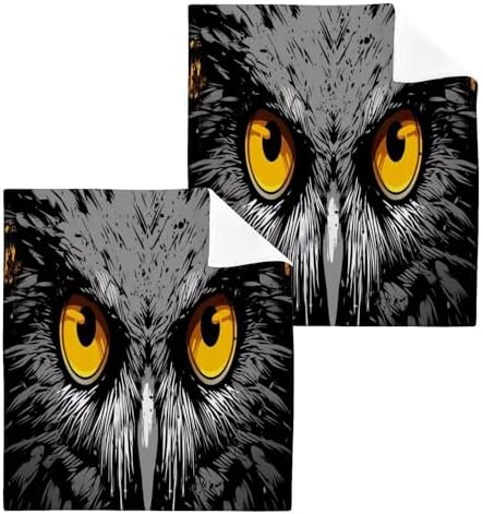 YETTASBIN Owl Washclots