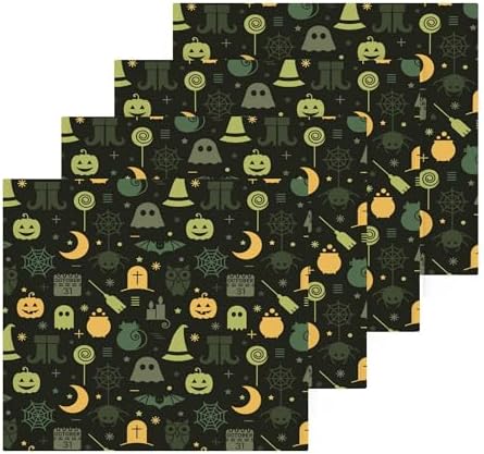 Halloween Spooky Pumpkin Washcloth Set