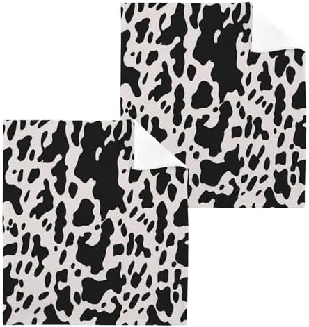 Cool Cow Print Washcloths 2 Pack