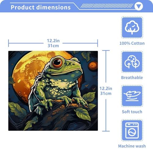 Soft 12x12 Washcloths for Face Hand - Reusable