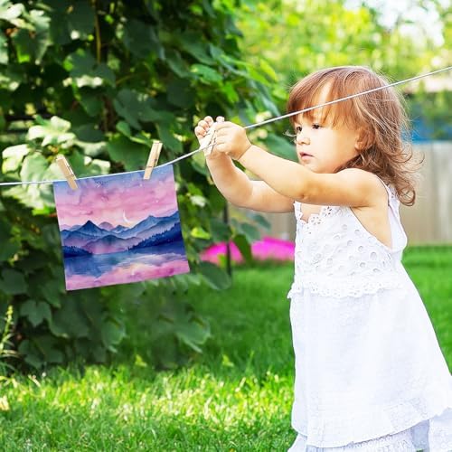 Discover the HuXiao Beauty Pink Mountain Washcloth Set