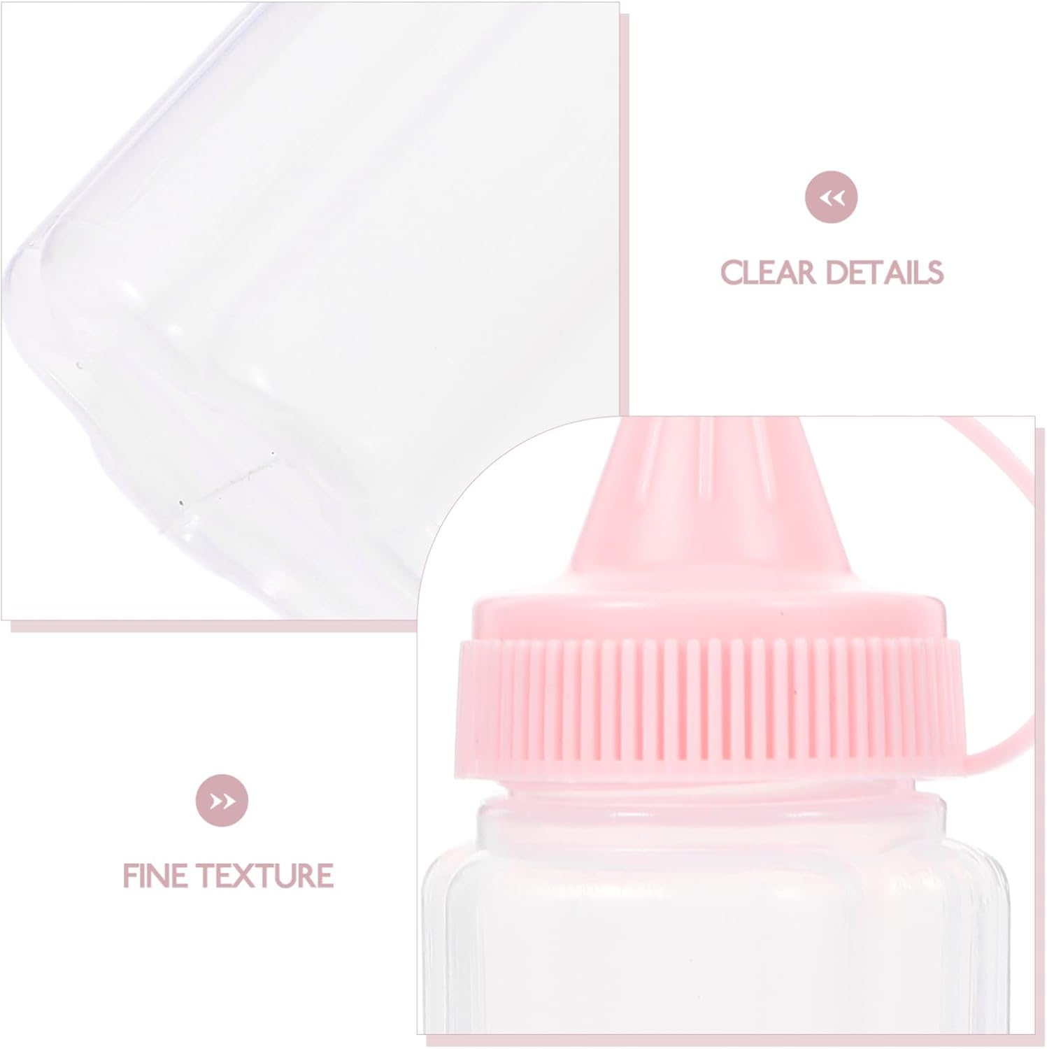 SHOWERORO Honey Syrup Dispenser Set with 60ml Bottles
