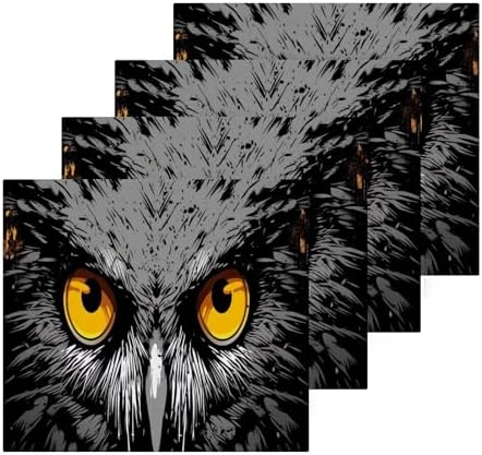 YETTASBIN Owl Washclots