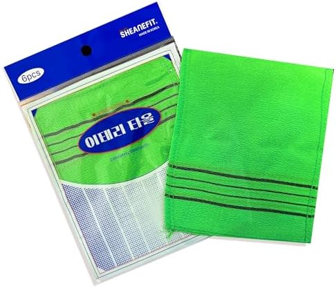 Sheanefit Korean Exfoliating Washcloth 6-Pack