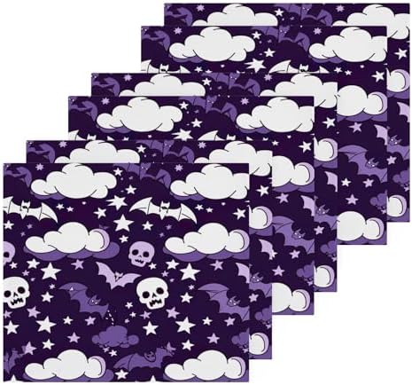 Perfect Halloween Bat Washcloth 2-Pack Soft Absorbent Halloween_cm