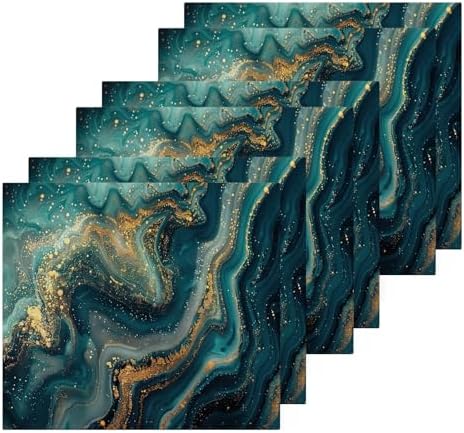 Green Marble Washcloth 2-Pack