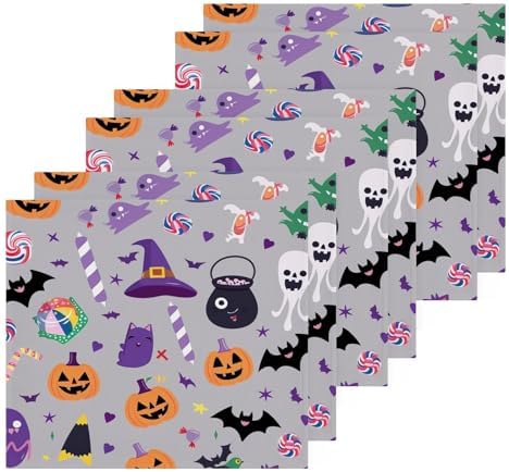 Halloween Pumpkin Face Washcloth Set