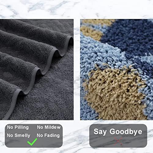 4 Pack Large Bath Towels Set Grey Oversized Sheet