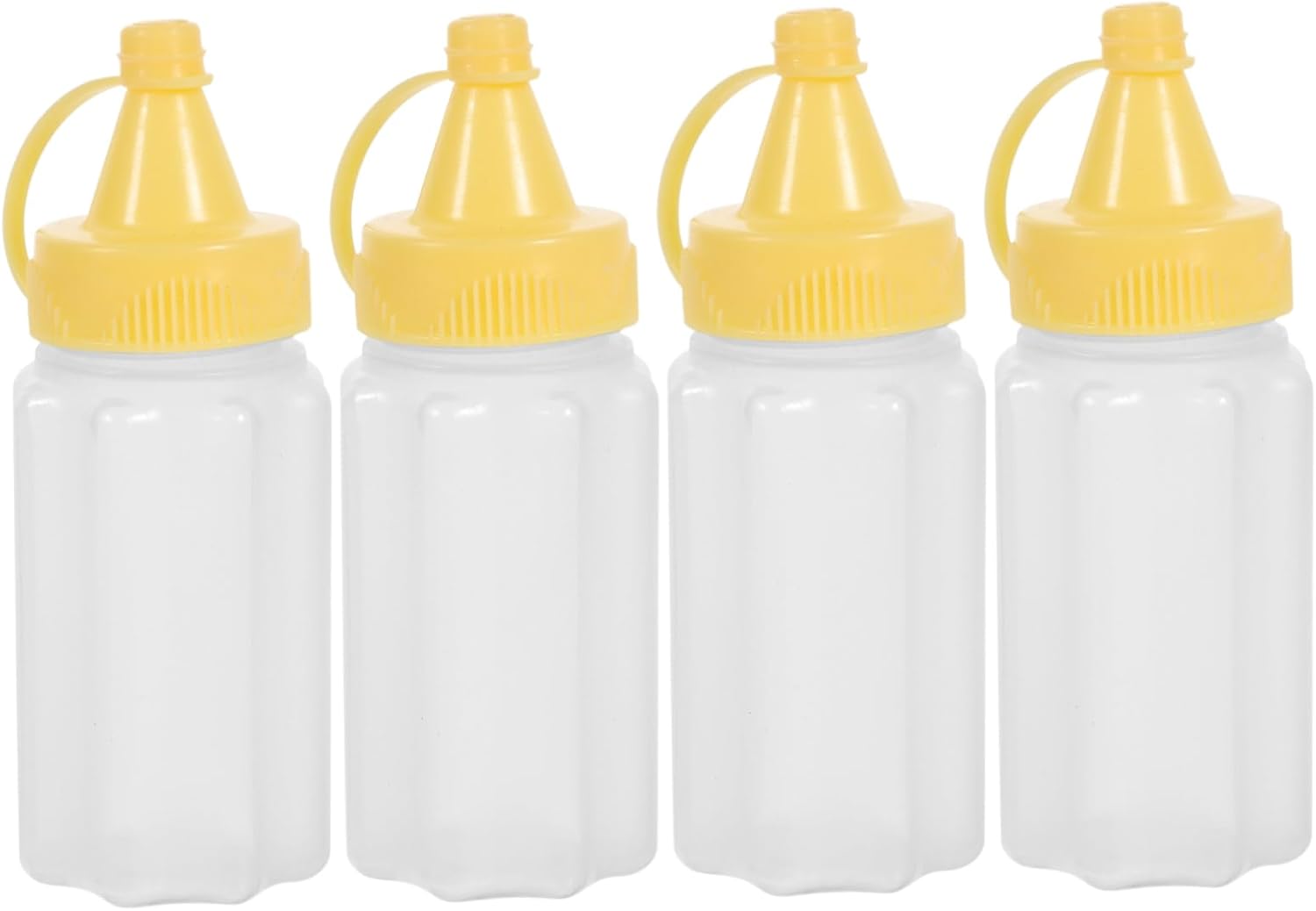 OKUMEYR 16-Piece Small Squeeze Bottles for Salad Dressing Condiments