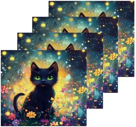Reliable Black Cat Washcloth