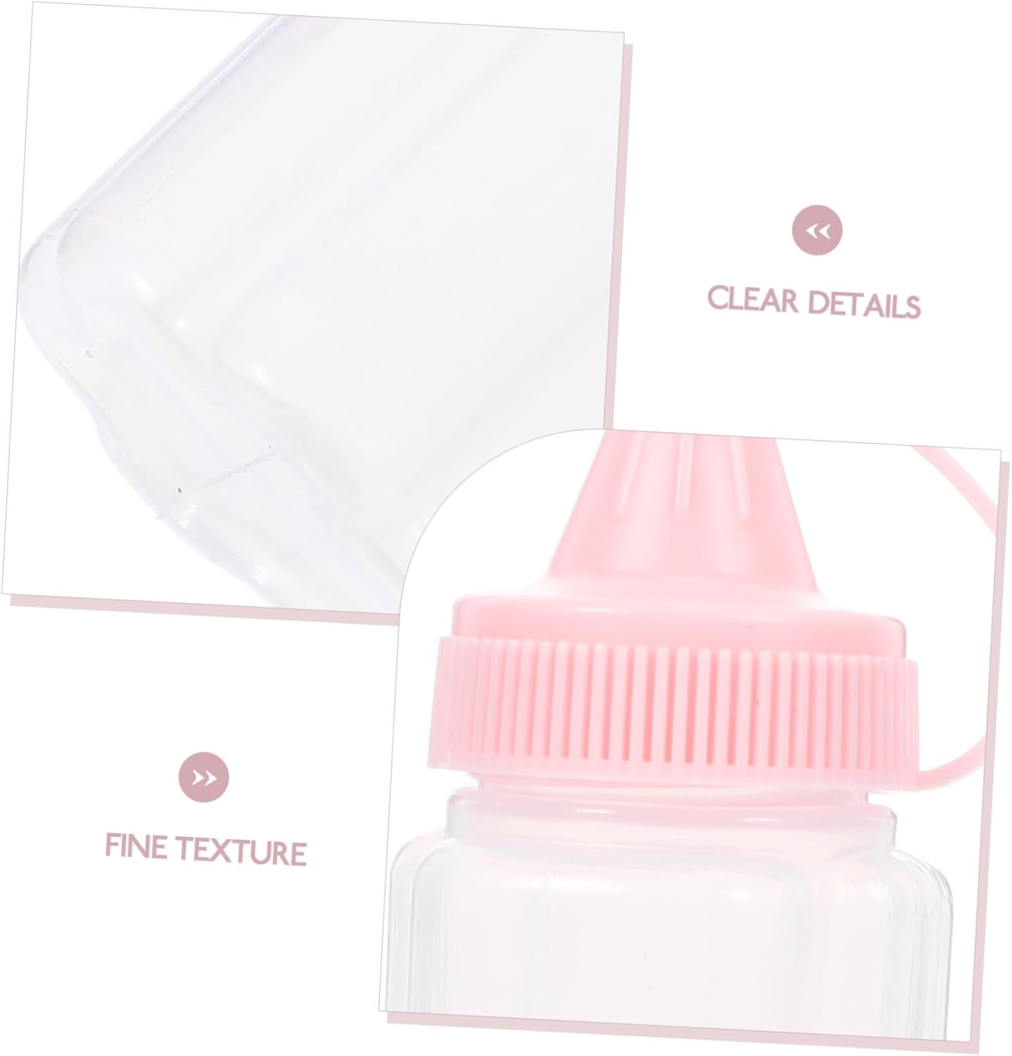 Zerodeko Squeeze Bottles Set of 4 for Condiments