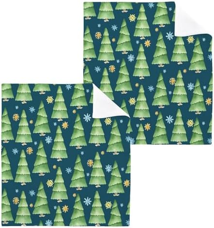 Xigua Christmas Tree Washcloth Set