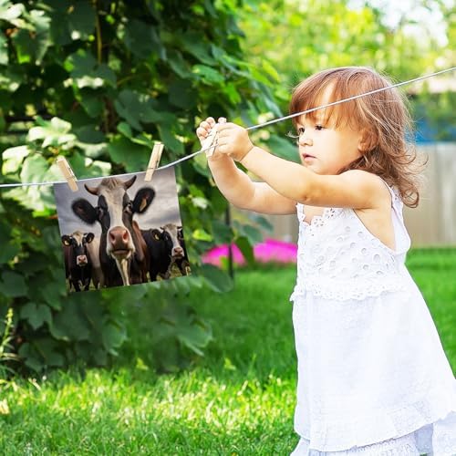 Premium Cow Washcloths for Baby and Adults Soft and Reusable Face Towels