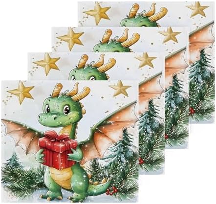 Cute Dragon Fast Drying Multi-Purpose Washcloth Set Perfect for Home Travel