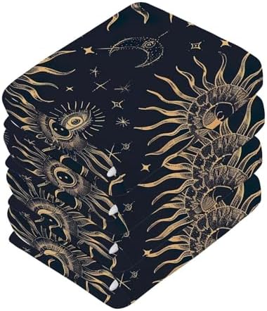 Sun Moon Washcloth Set