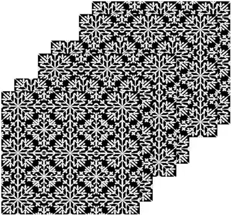 XiguaChristmas Snowflake Washcloth Set