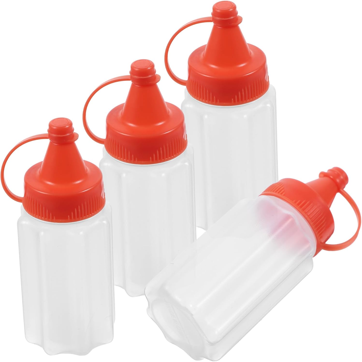 Zerodeko 4PCS Condiment Squeeze Bottles Set