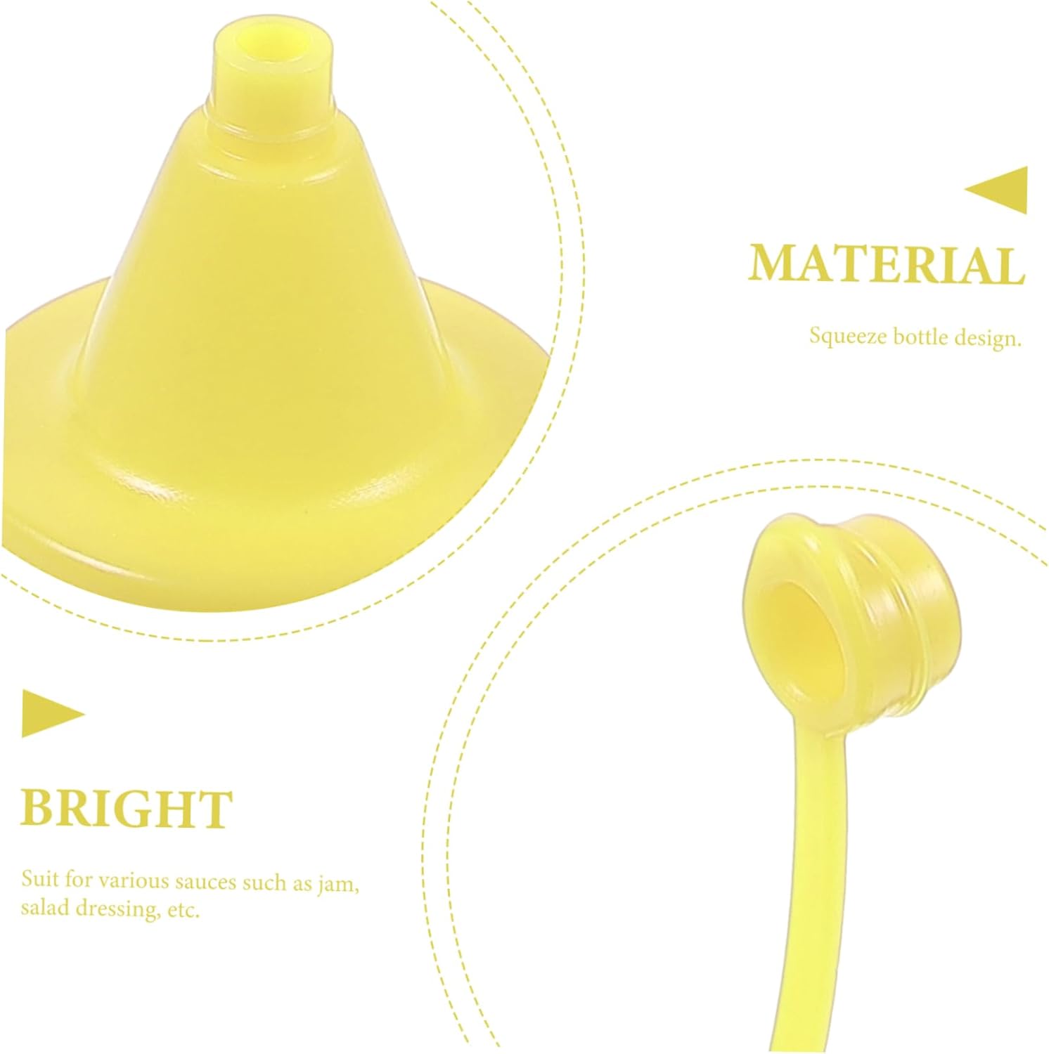 4pc Squeeze Bottle Set KICHOUSE