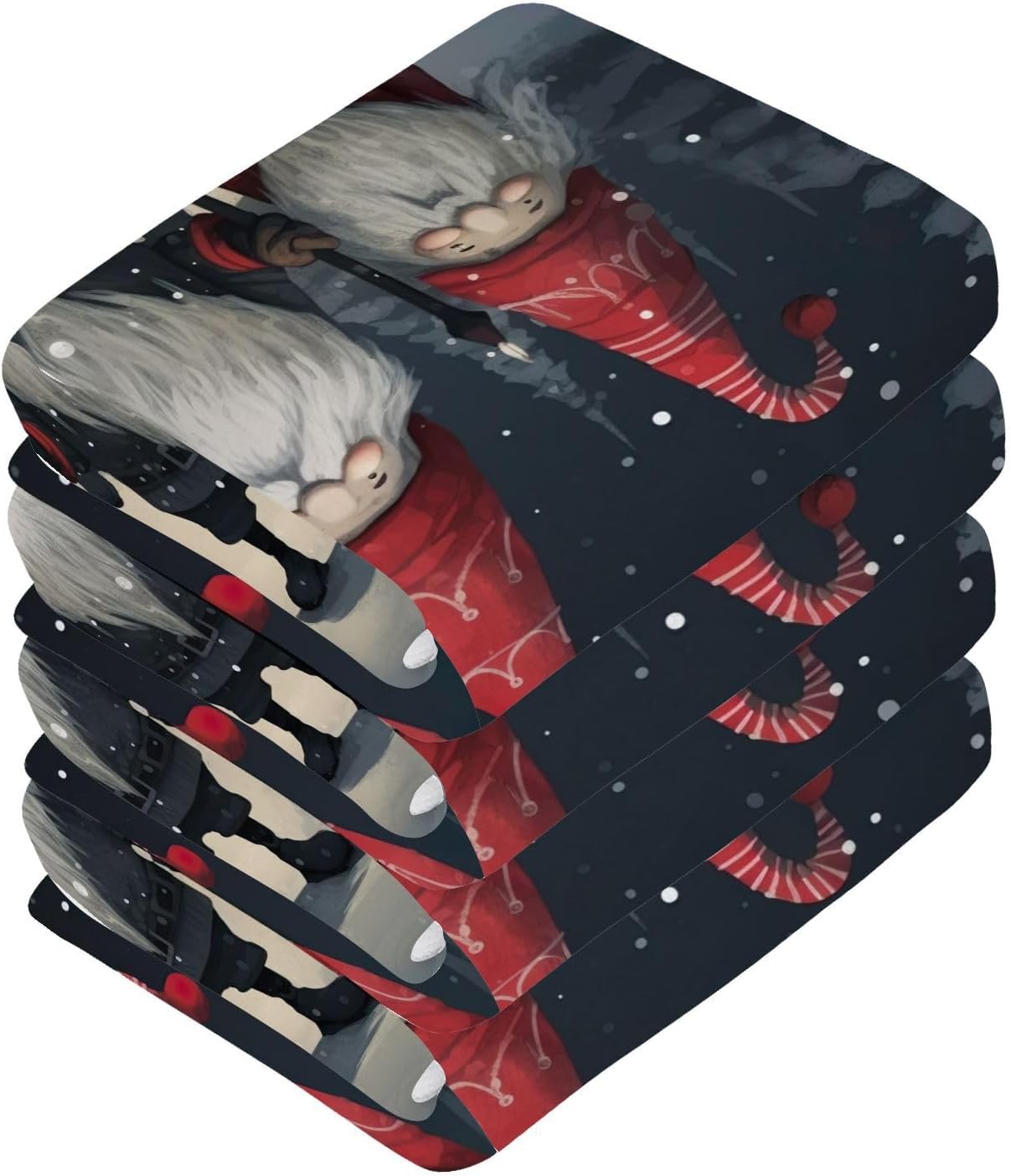 Cute Gnome Reusable Washcloth Set 2-Pack