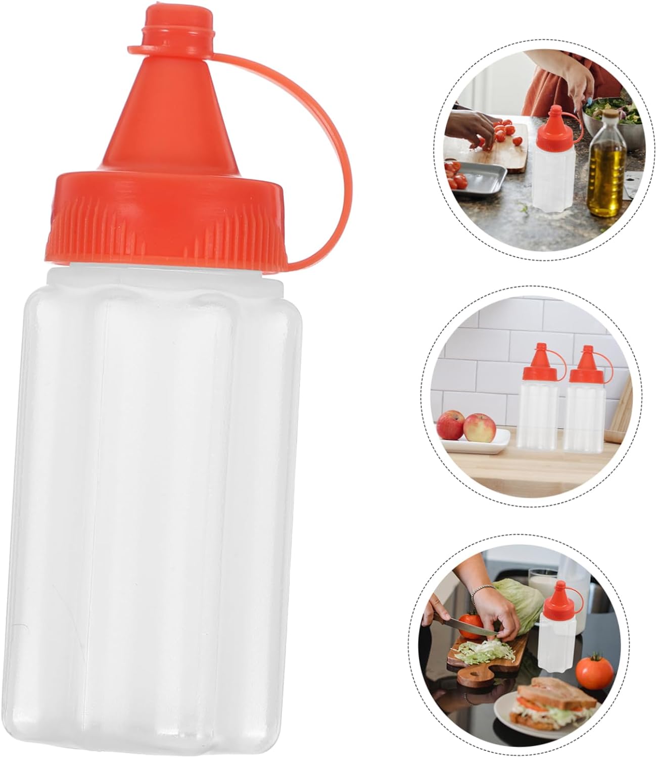 BRIGHTFUFU Ketchup Squeeze Bottles Set
