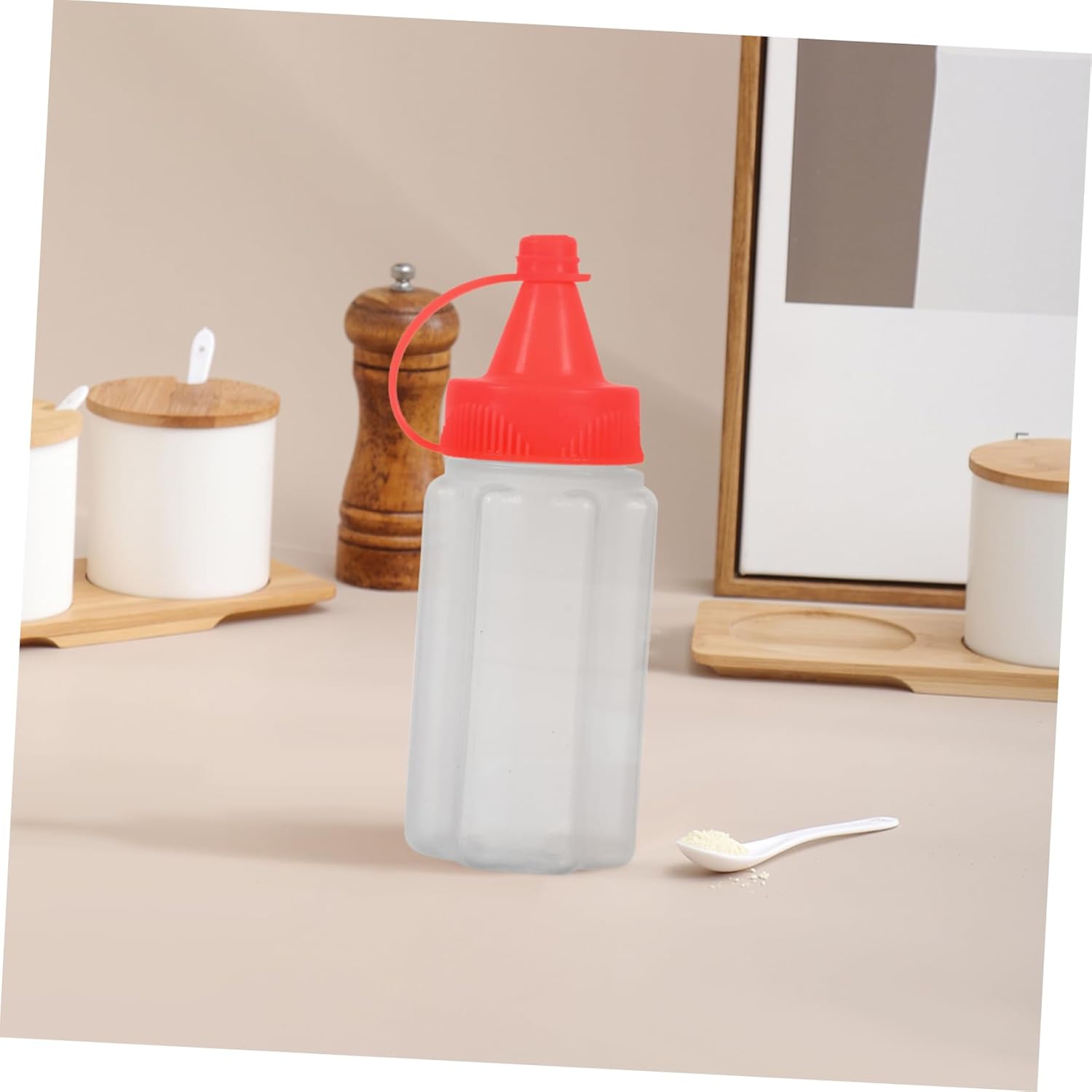 Mini Squeeze Condiment Bottles for Outdoor Use
