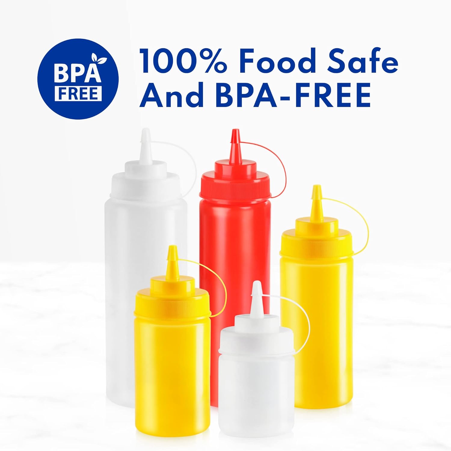 New Star Foodservice Squeeze Bottles Reliable Kitchen Essentials