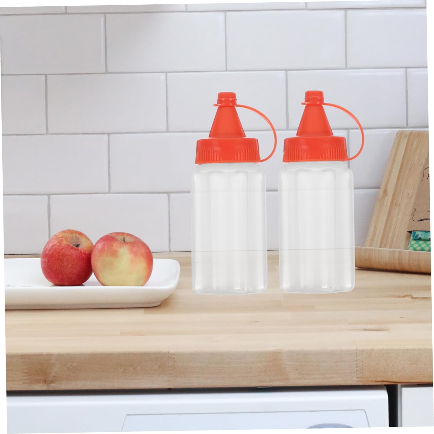 Zerodeko 4PCS Condiment Squeeze Bottles Set