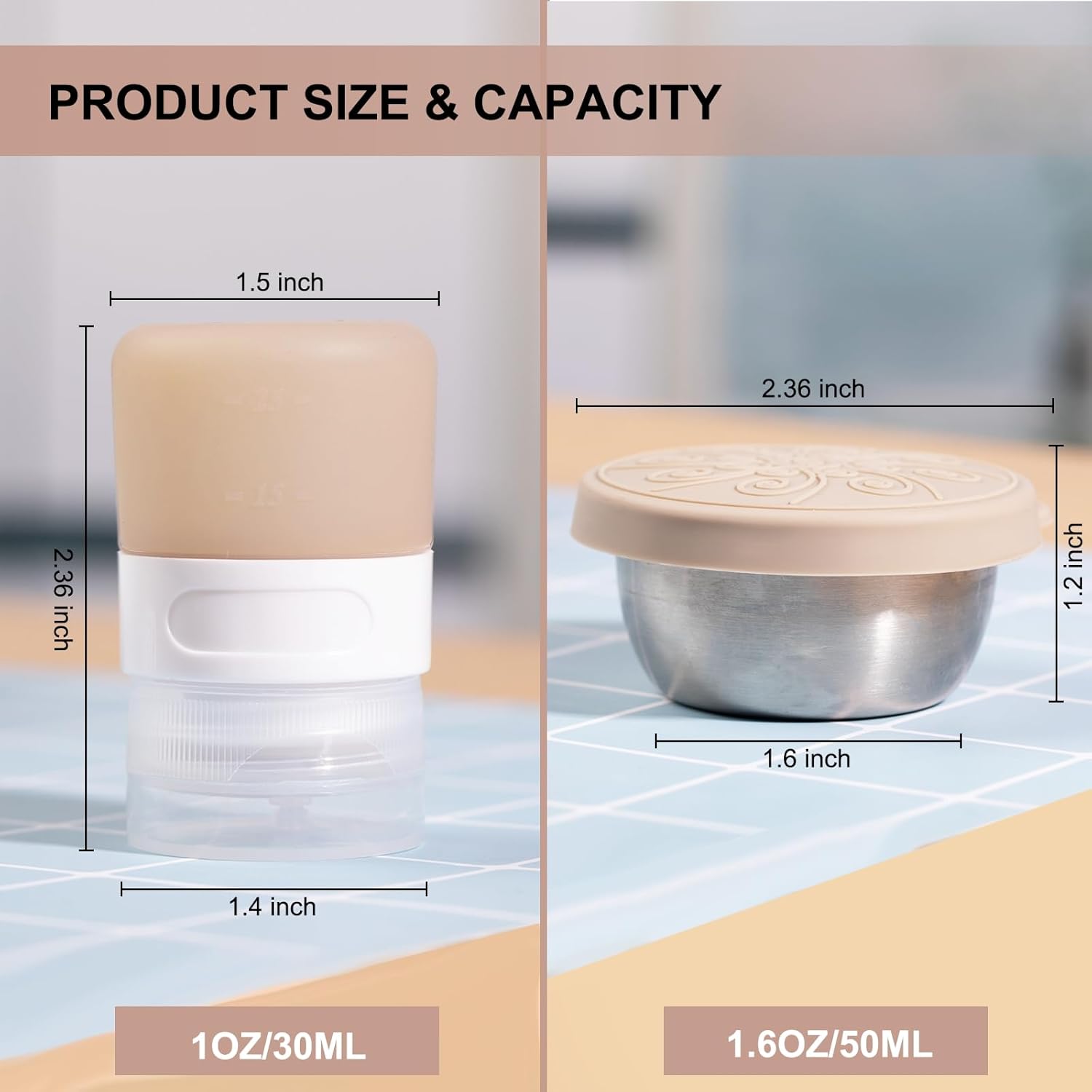 8-Pack Salad Dressing Containers to Go