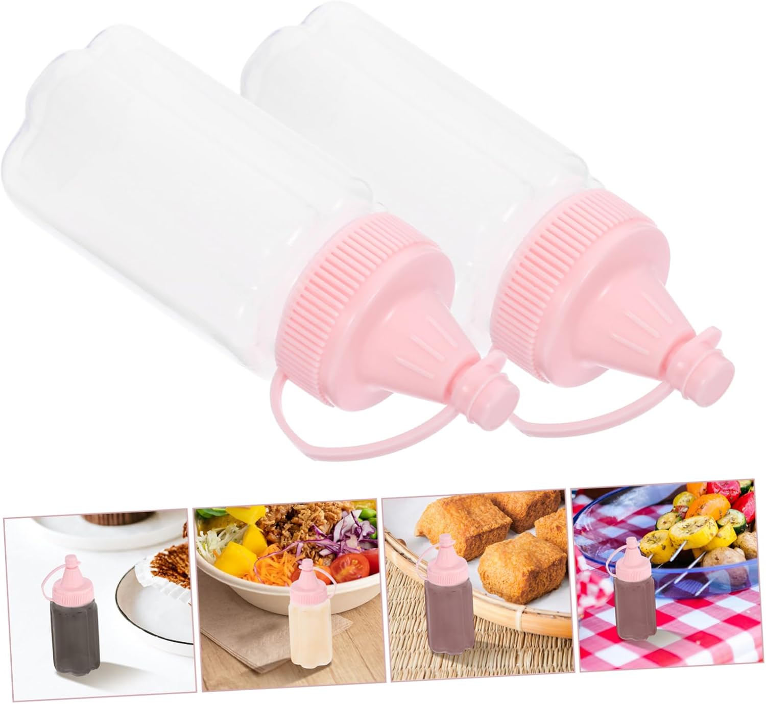 Cabilock 4-Piece Squeeze Bottle Set 60ml