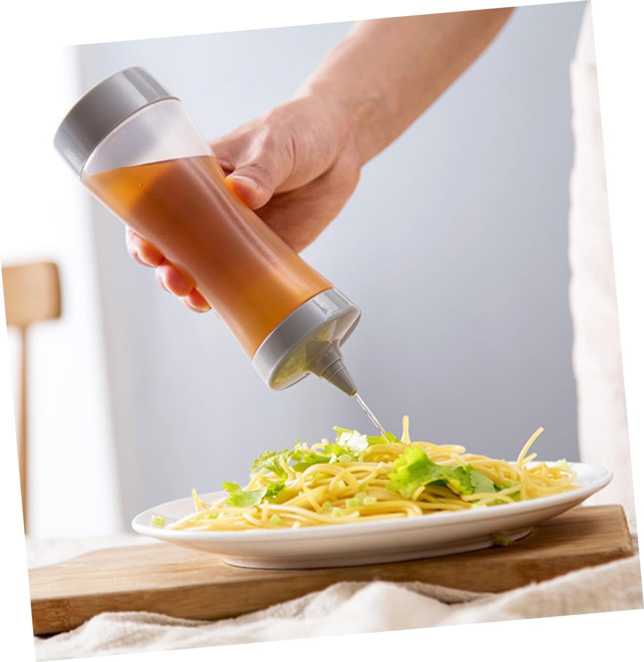 MAGICLULU 3 Pcs Reusable Squeeze Bottles for Condiments