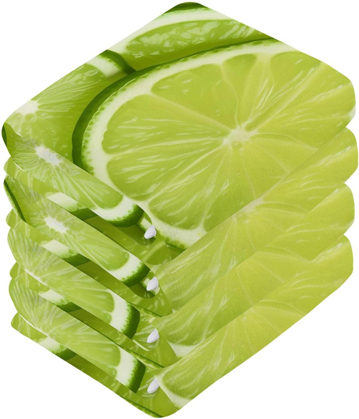 Soft Citrate lime Lemon Washcloth for Baby Adults Reusable Washable
