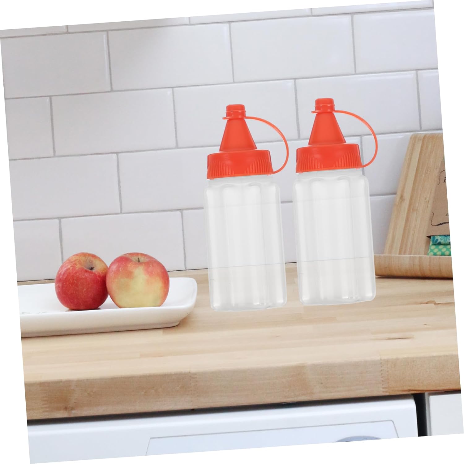 Perfect for Daily Use - Space-Saving Condiment Squeeze Bottles