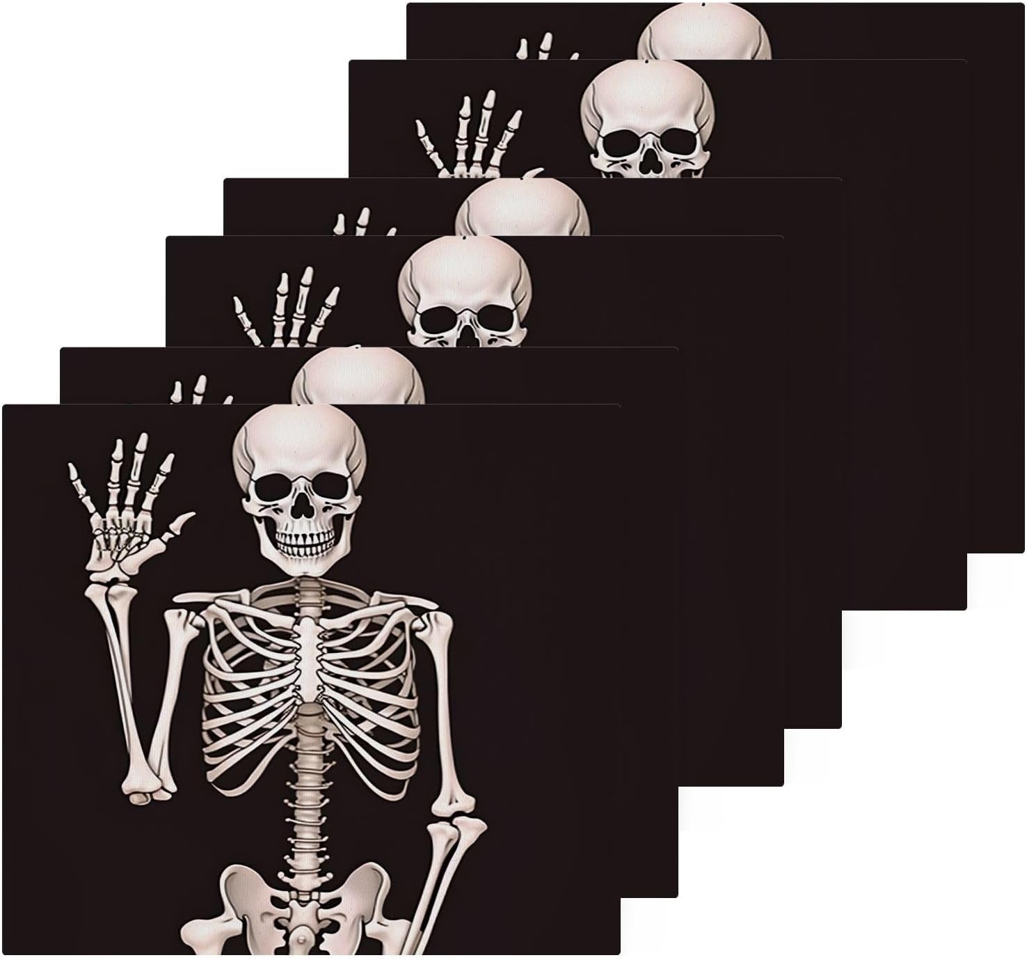 2-Pack Mini Skeleton Towels for Multi-Purpose Use