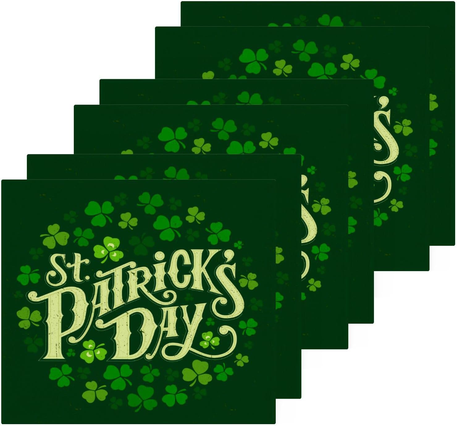 St Patricks Day Reusable Washcloths 2 Pack
