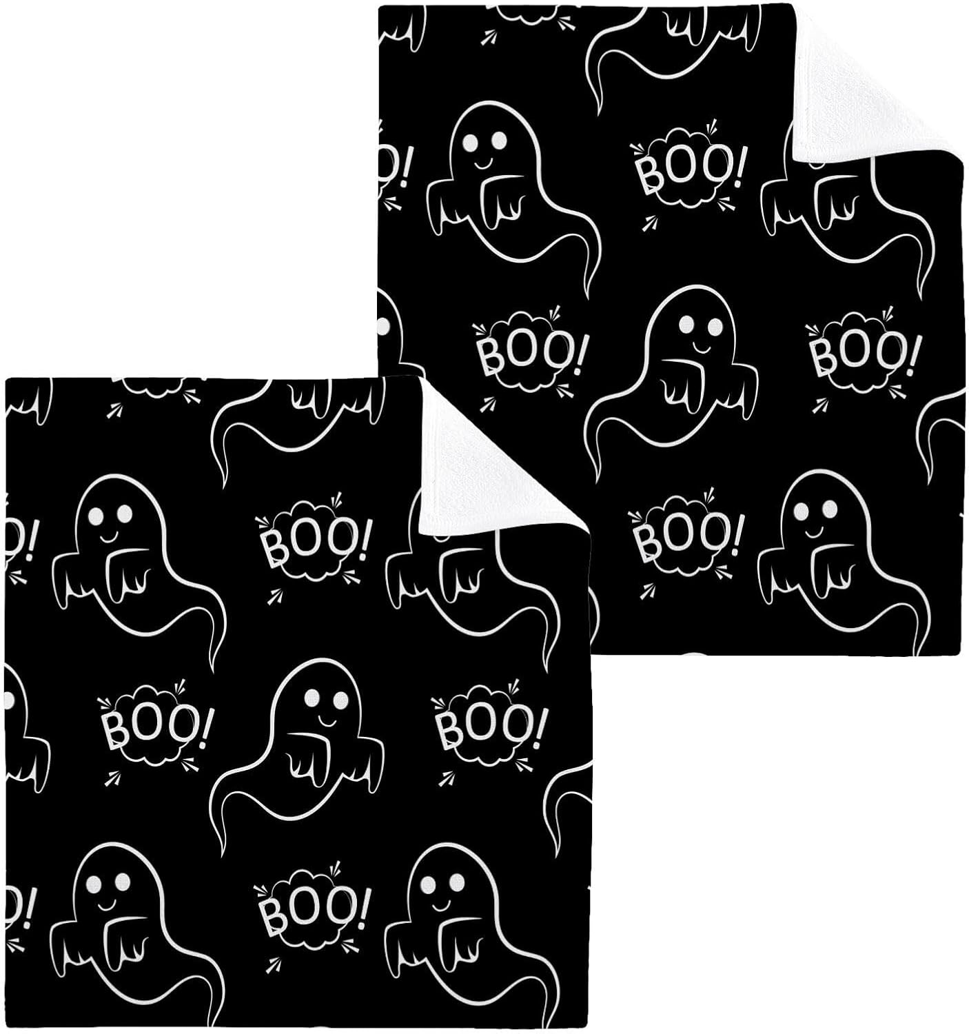 Halloween Ghost Washcloth 2-Pack