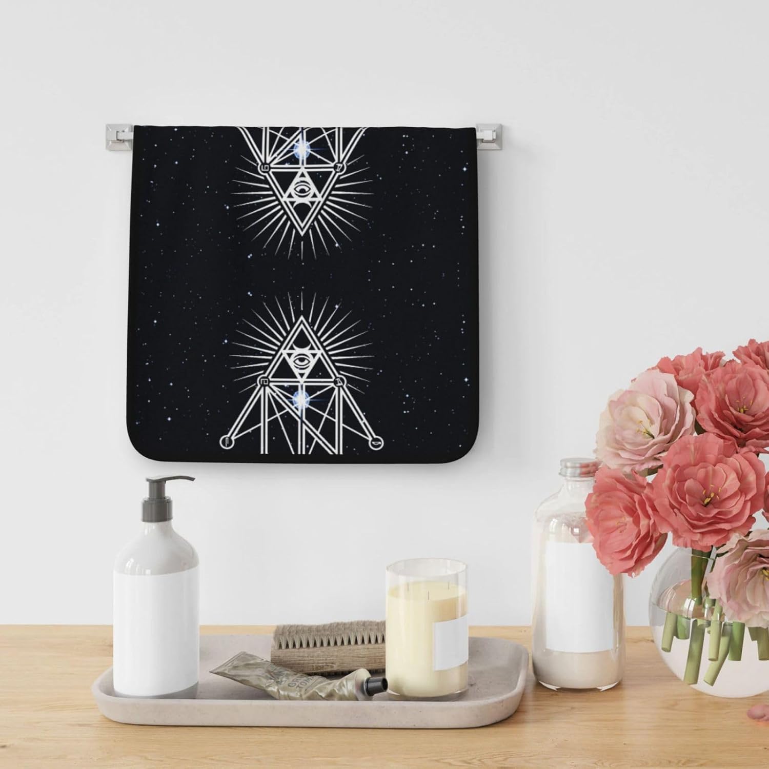 16X28 inch Soft Geometric Towels for Home Travel