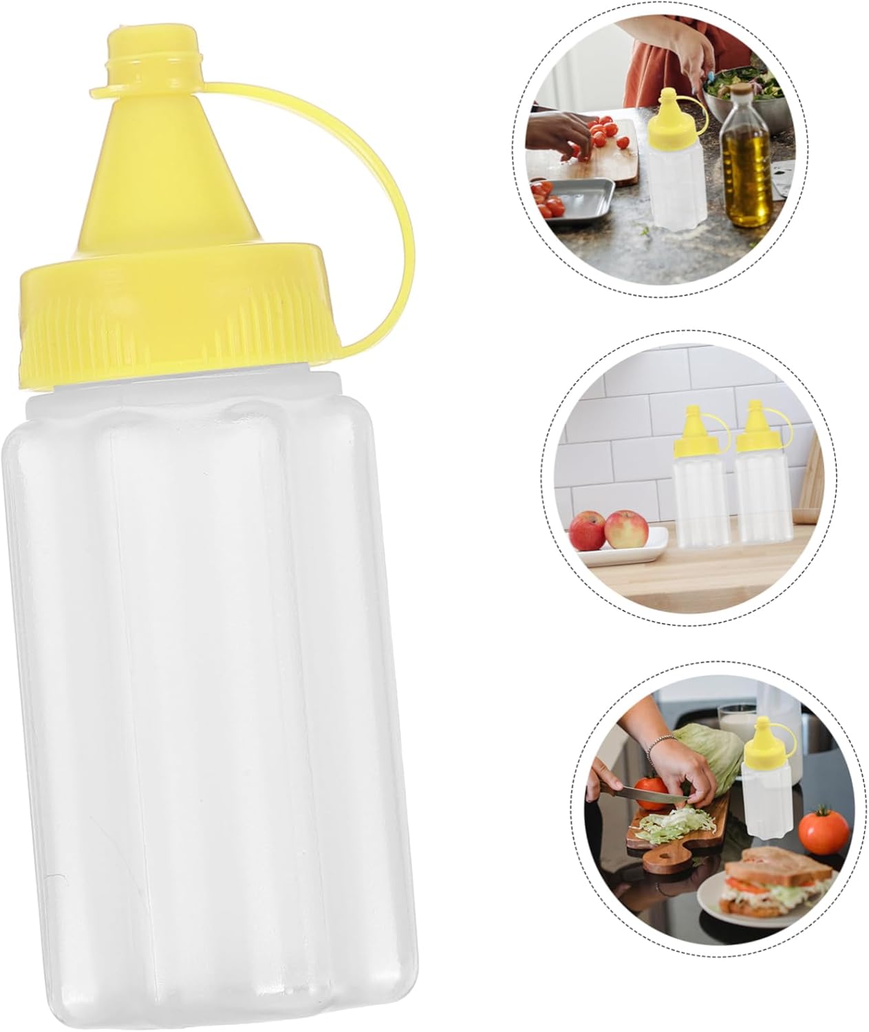 4pc Squeeze Bottle Set KICHOUSE