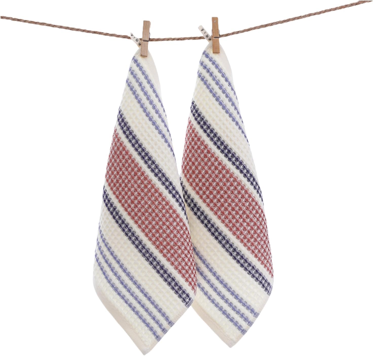 Soft Cotton Washcloth for Daily Use Durable Striped Design