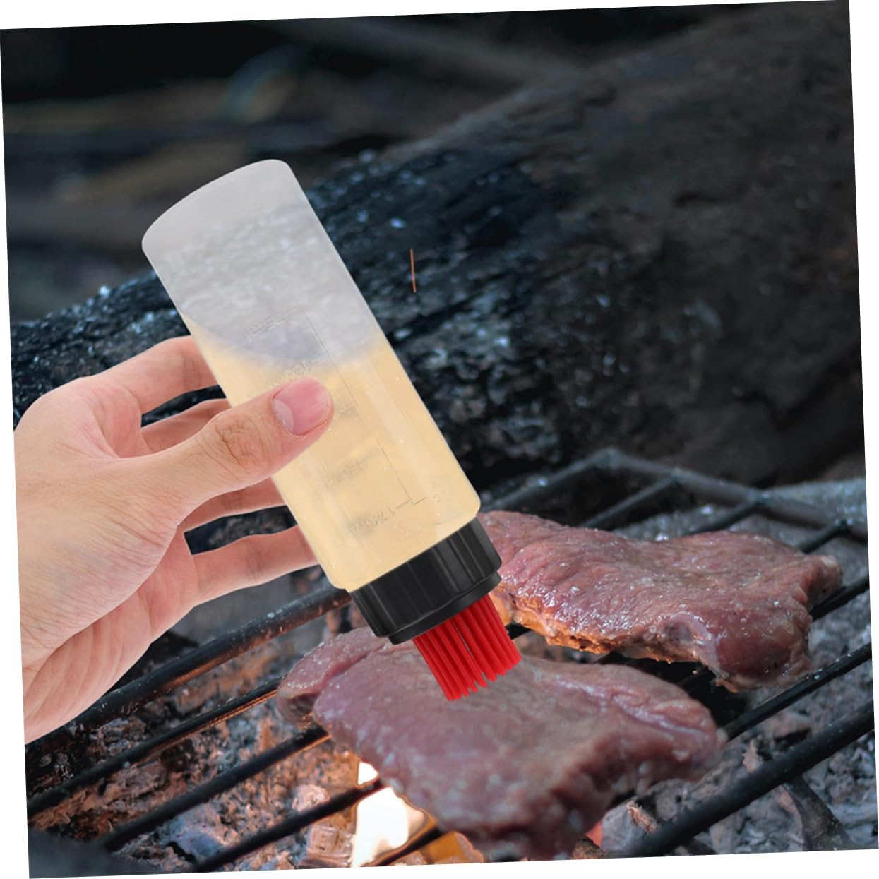 OKUMEYR 175ml Silicone Oil Dispenser Heat-Resistant Spill-Proof Kitchen Tool